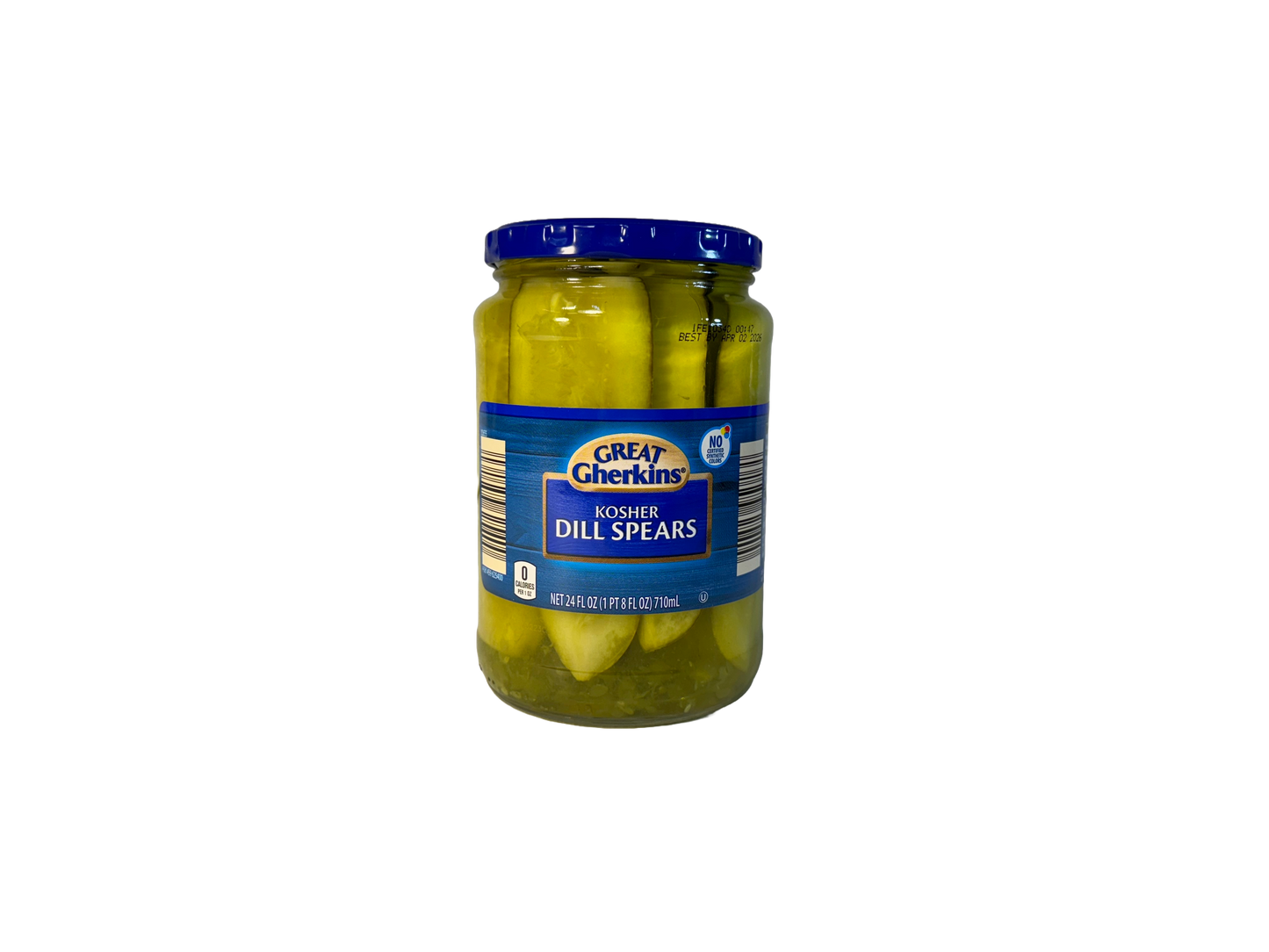 Great Gherkins Kosher Dill Spears, 24 oz