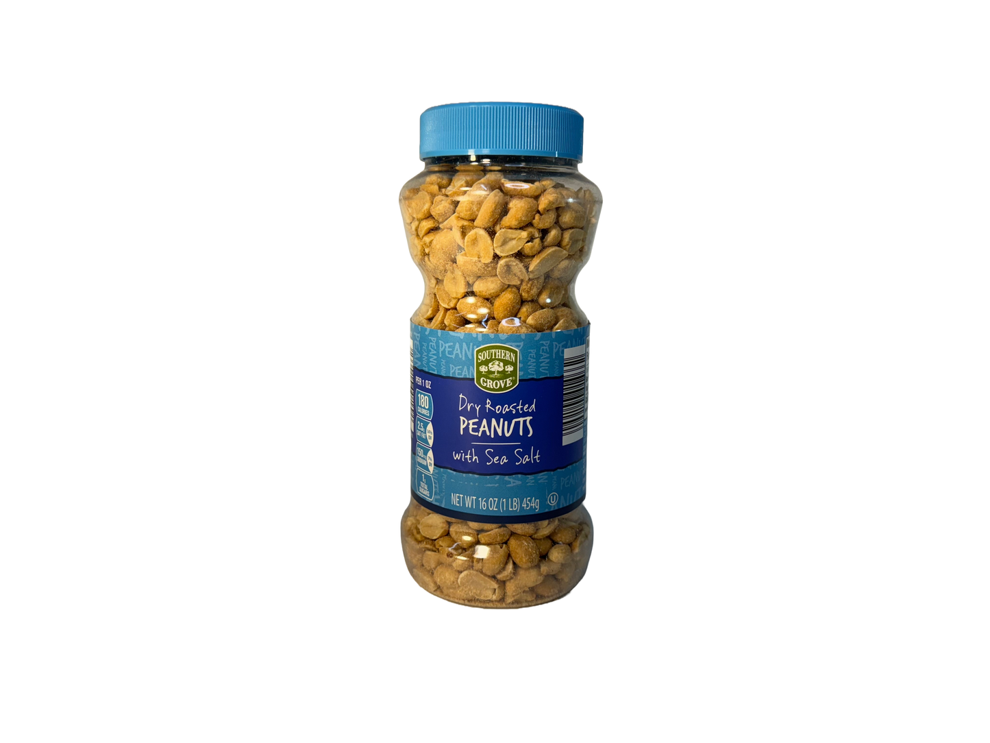 Southern Grove Dry Roasted Peanuts With Sea Salt, 16 oz