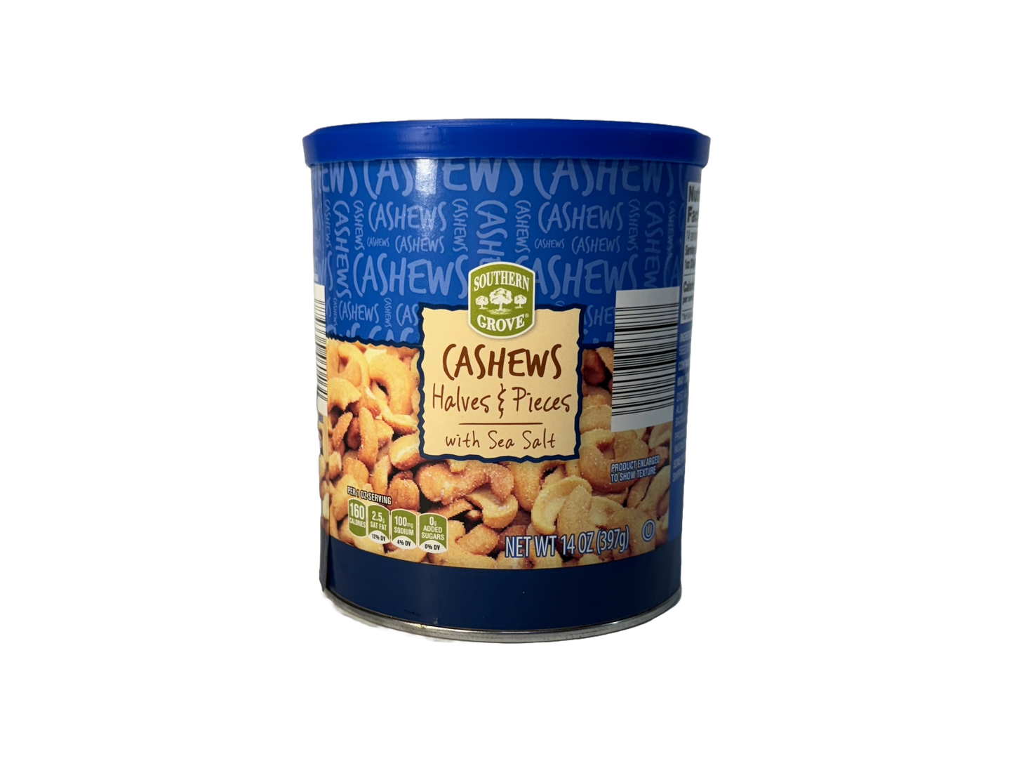 Southern Grove Cashew Halves And Pieces With Sea Salt, 12 oz