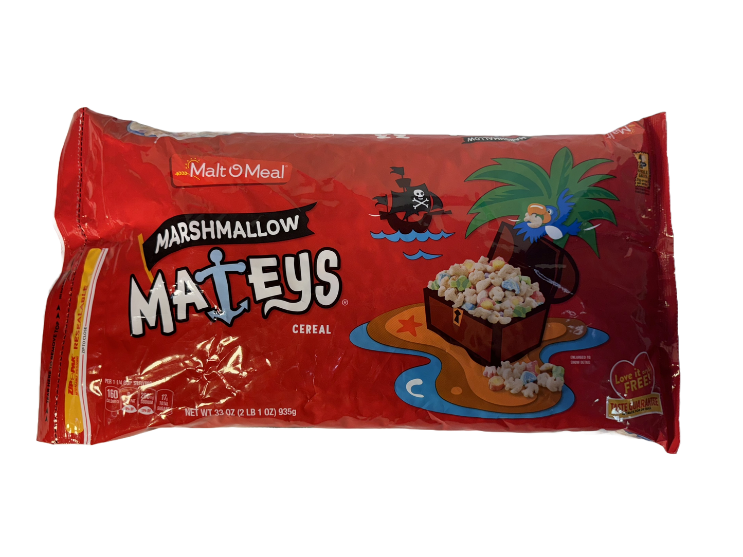 Malt-O-Meal Marshmallow Mateys Breakfast Cereal, 33 oz