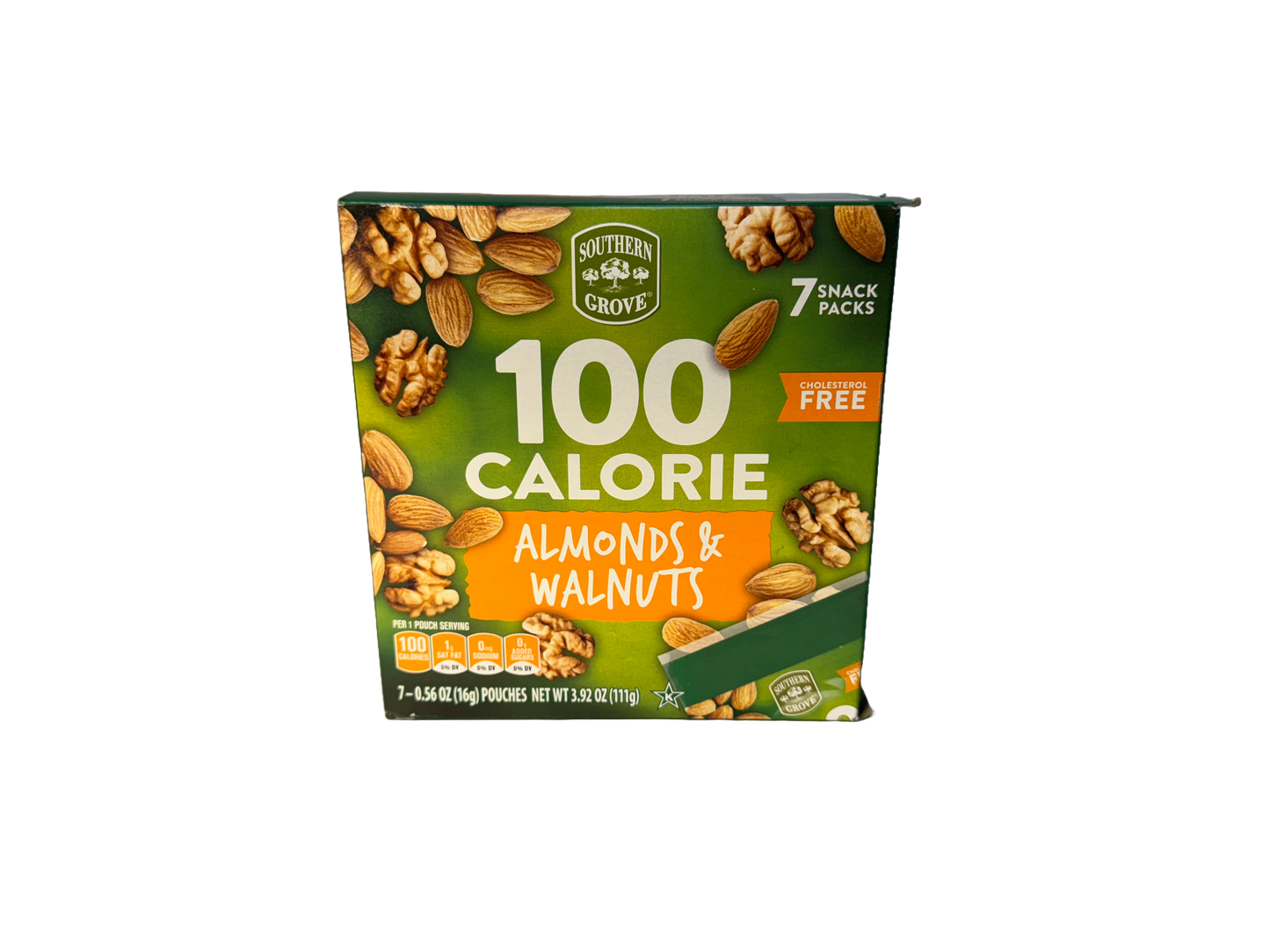 Southern Grove 100 Calorie Almonds And Walnuts Snack Pack, 3.92 oz