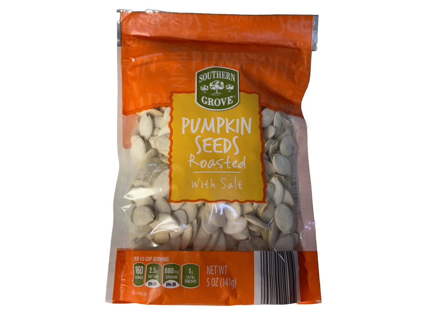 Southern Grove Roasted Pumpkin Seeds, 5 oz