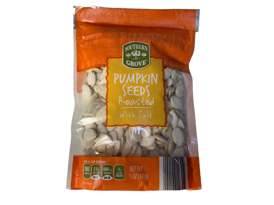 Southern Grove Roasted Pumpkin Seeds, 5 oz