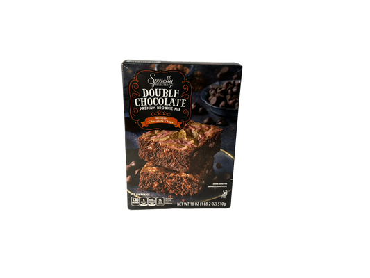 Specially Selected Premium Double Chocolate Brownie Mix, 18 oz