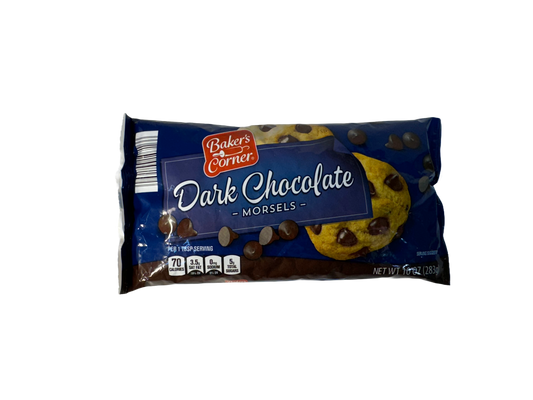 Baker's Corner Dark Chocolate Morsels, 10 oz