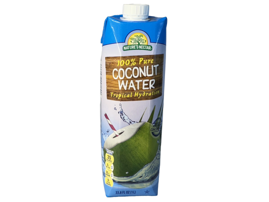 Nature's Nectar 100% Pure Coconut Water, 33.8 fl oz