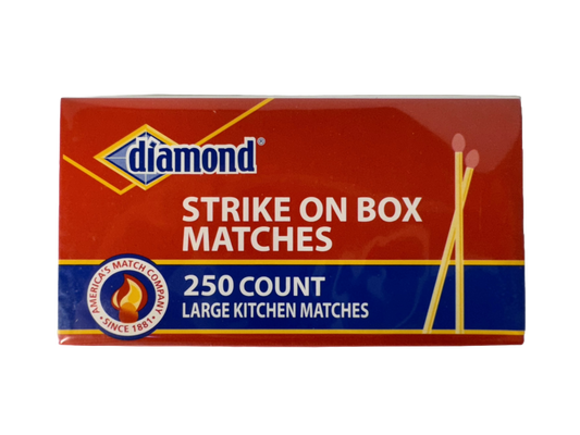 Diamond Strike On Box Large Kitchen Matches, 250 count