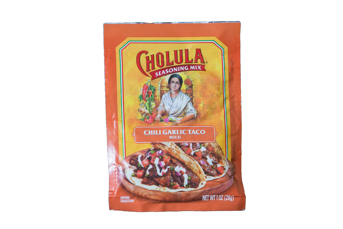 Cholula Chili Garlic Taco Seasoning Mix, 1 oz