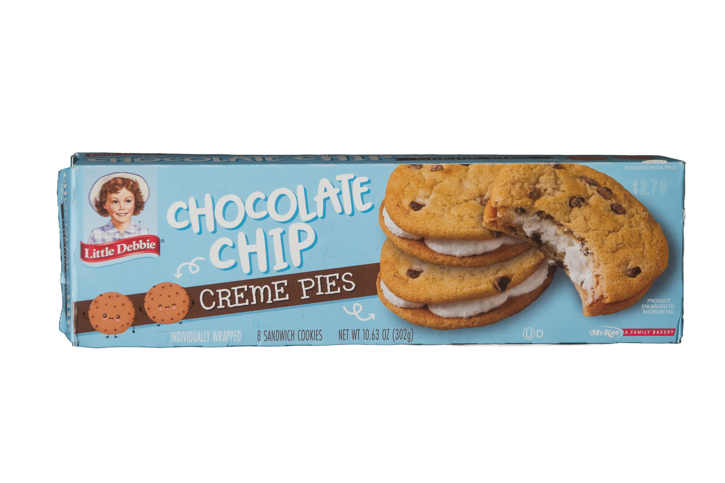 Little Debbie Chocolate Chip Cream Pies, 8 count