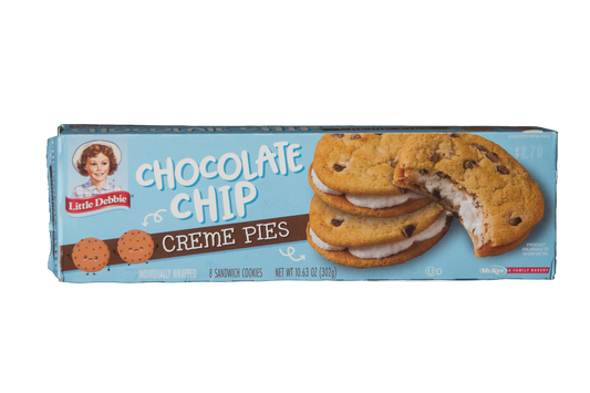 Little Debbie Chocolate Chip Cream Pies, 8 count