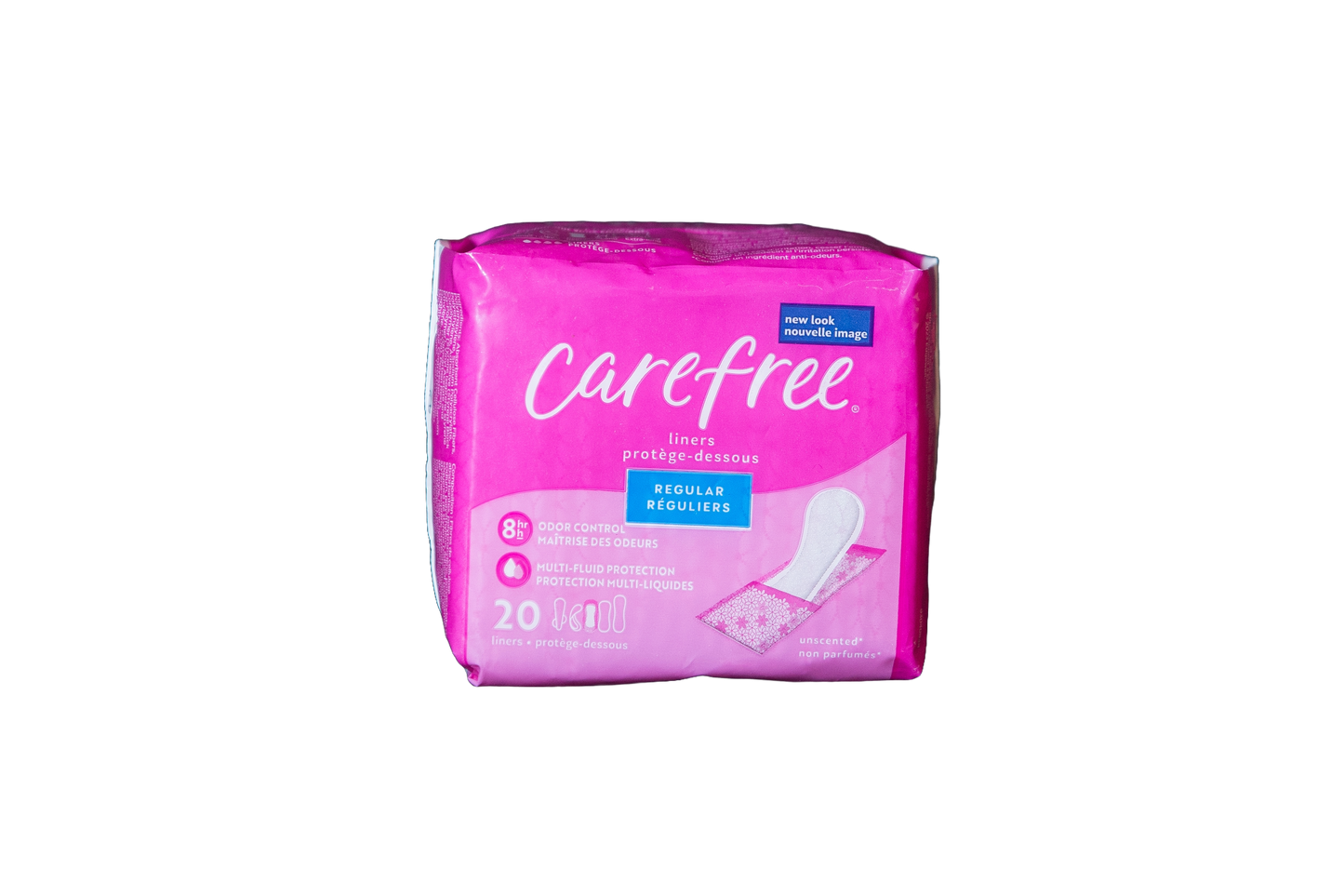 Carefree Panty Liners, 20 count