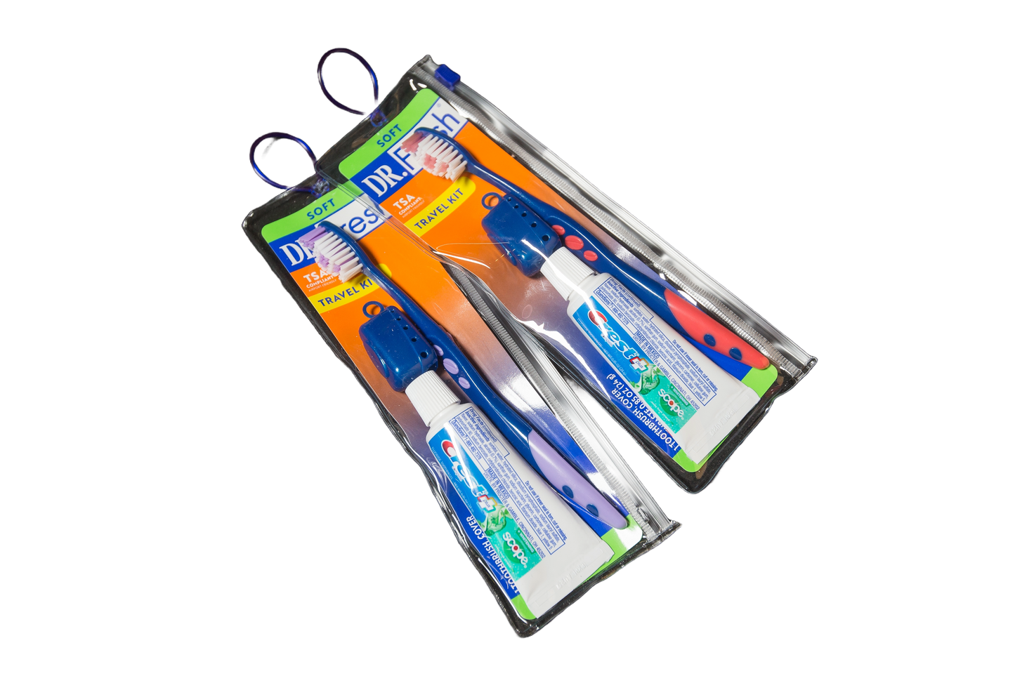 Dr. Fresh TSA Compliant Toothbrush Travel Kit