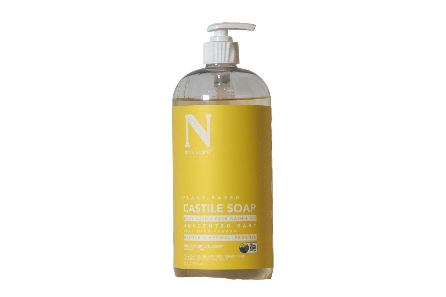 Dr. Natural Multi-Purpose Soap, 32 fl oz