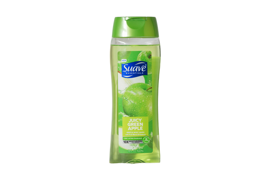 Suave Essentials Juicy Green Apple Gentle Body Wash, 18 fl oz