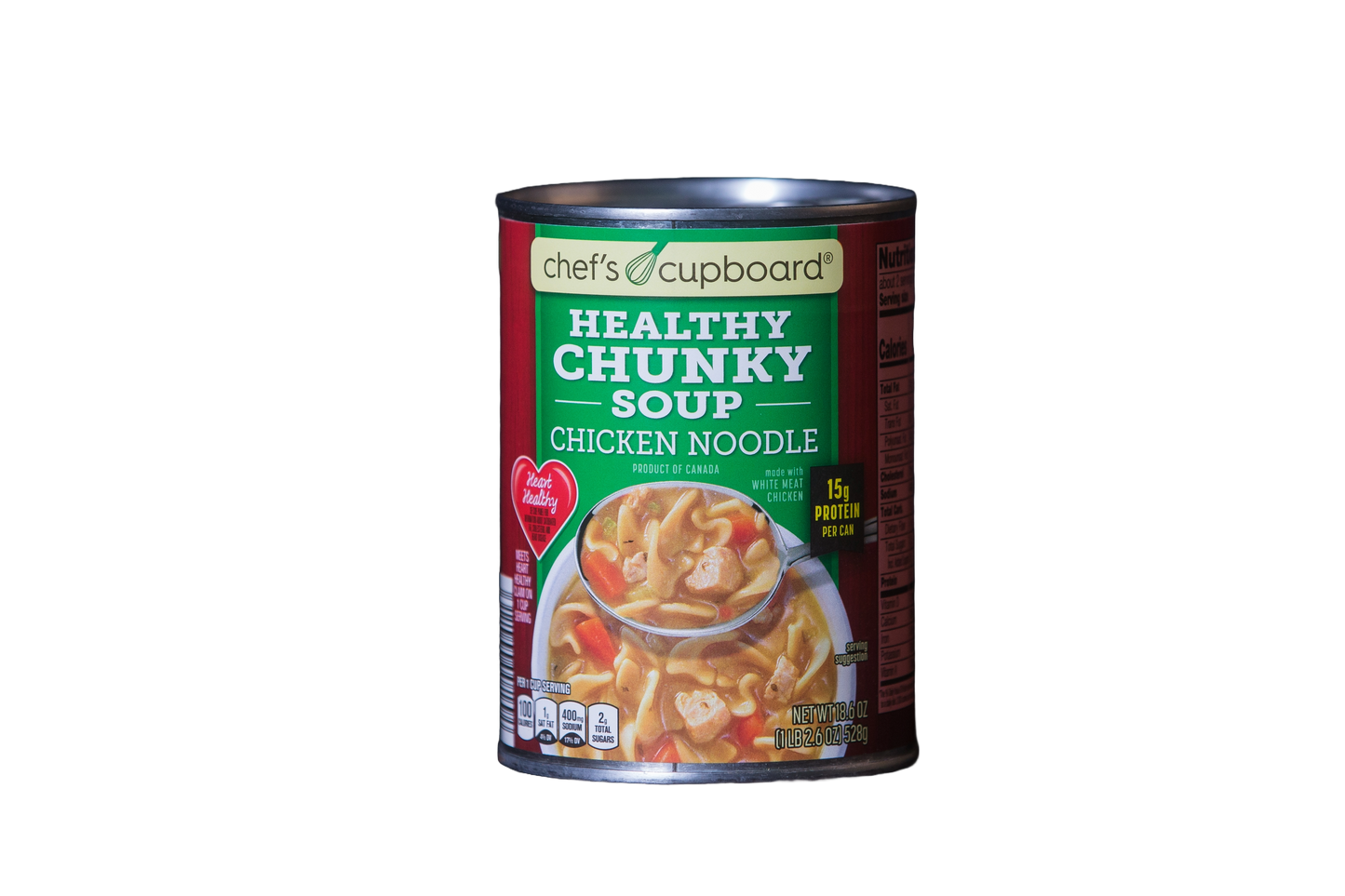 Chef's Cupboard Chunky Chicken Noodle Soup, 18.6 oz
