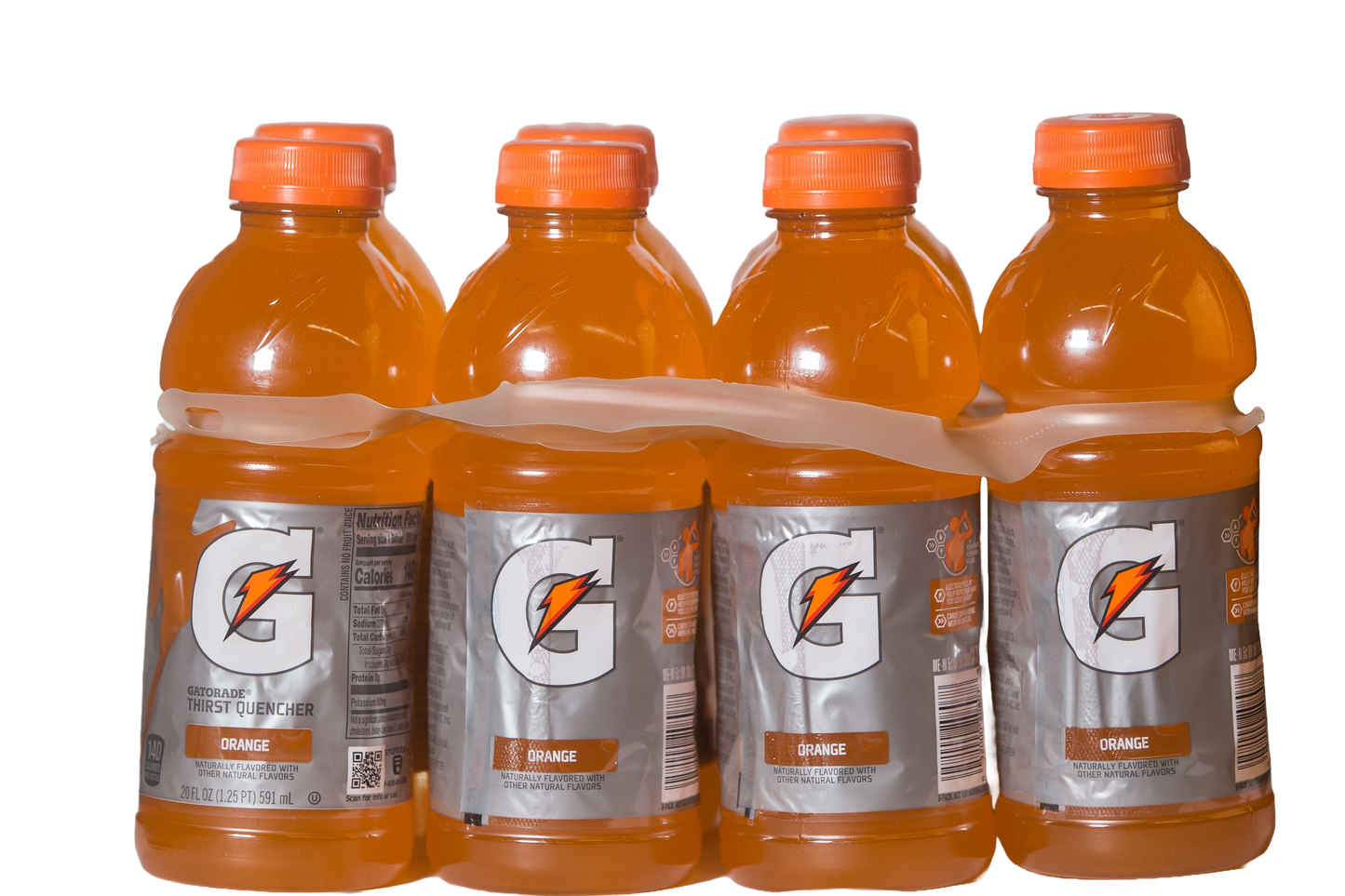 Gatorade Sports Drink, Orange, 8 pack