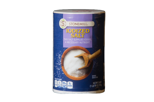 Stonemill Iodized Salt, 26 oz