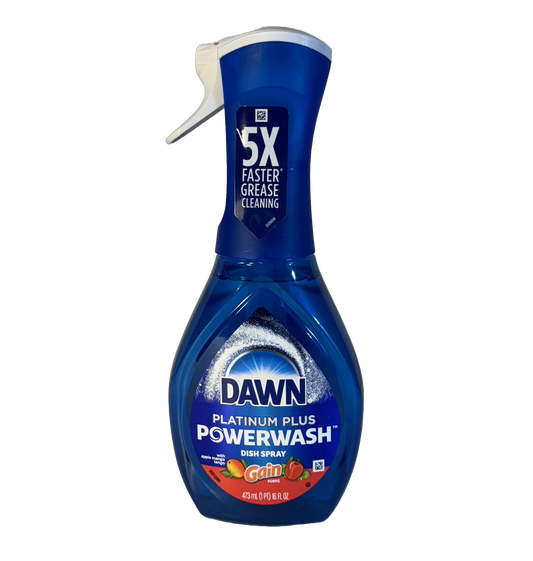 Dawn With Gain Powerwash Dish Spray Mango Tango, 16 fl oz