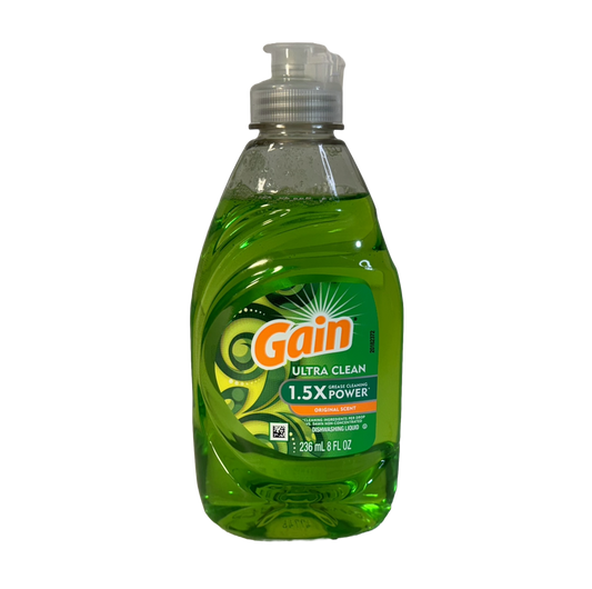 Gain Ultra Clean Dishwashing Liquid Original Scent, 8 fl oz