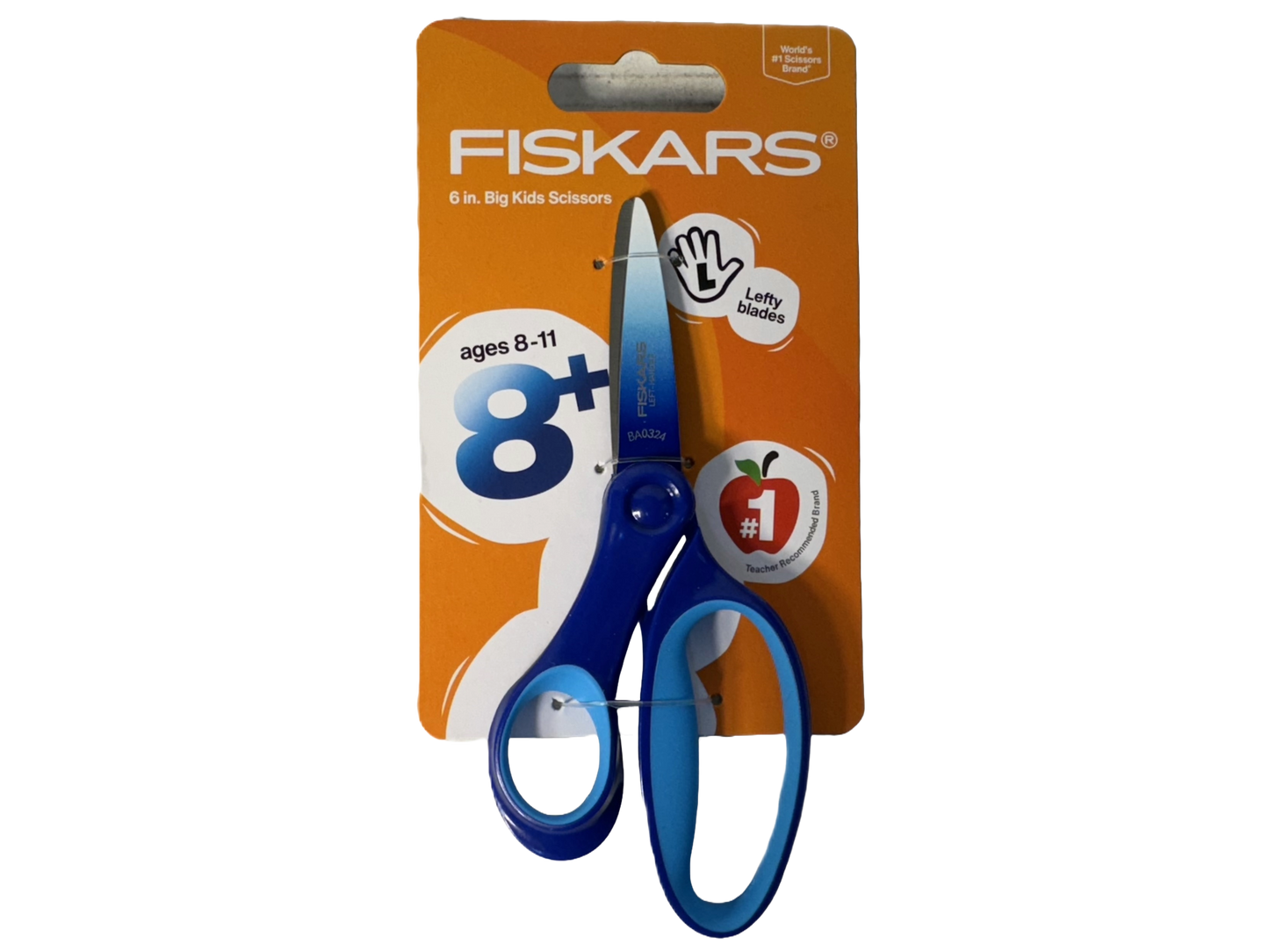 Fiskars 6" Left Handed Scissors For Ages 8+, Blue