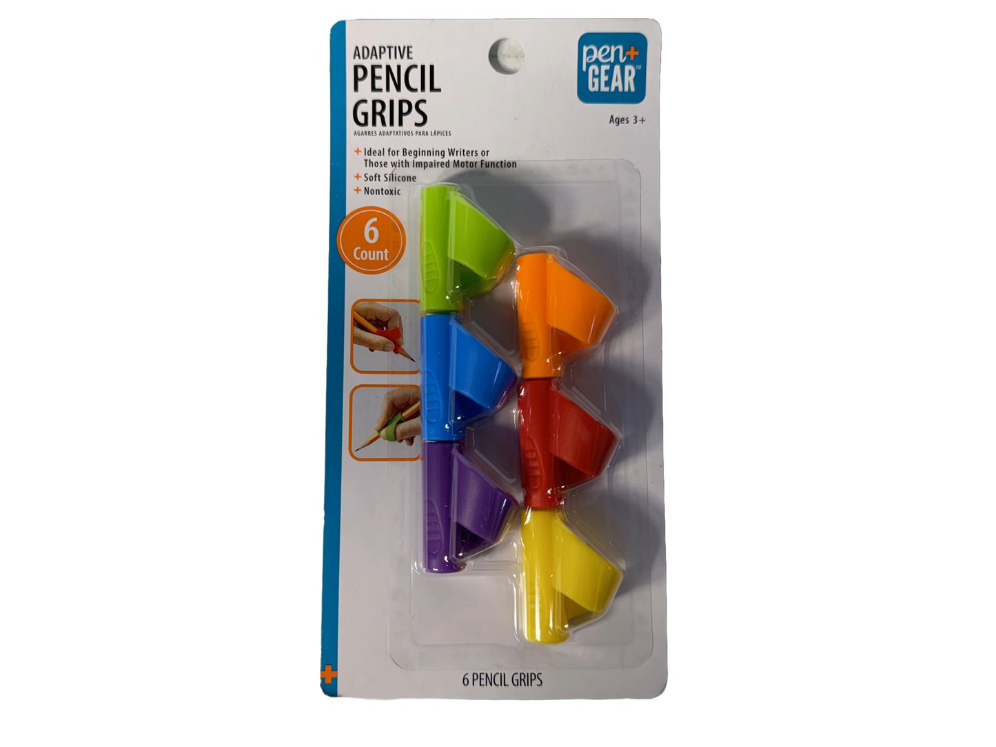 Pen+Gear Adaptive Pencil Grips, 6 count