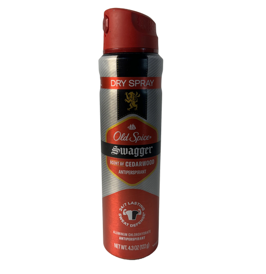 Old Spice Swagger Dry Spray Antiperspirant, 4.3 oz