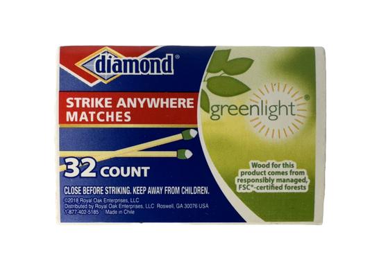 Diamond Strike Anywhere Penny Matches, 32 count