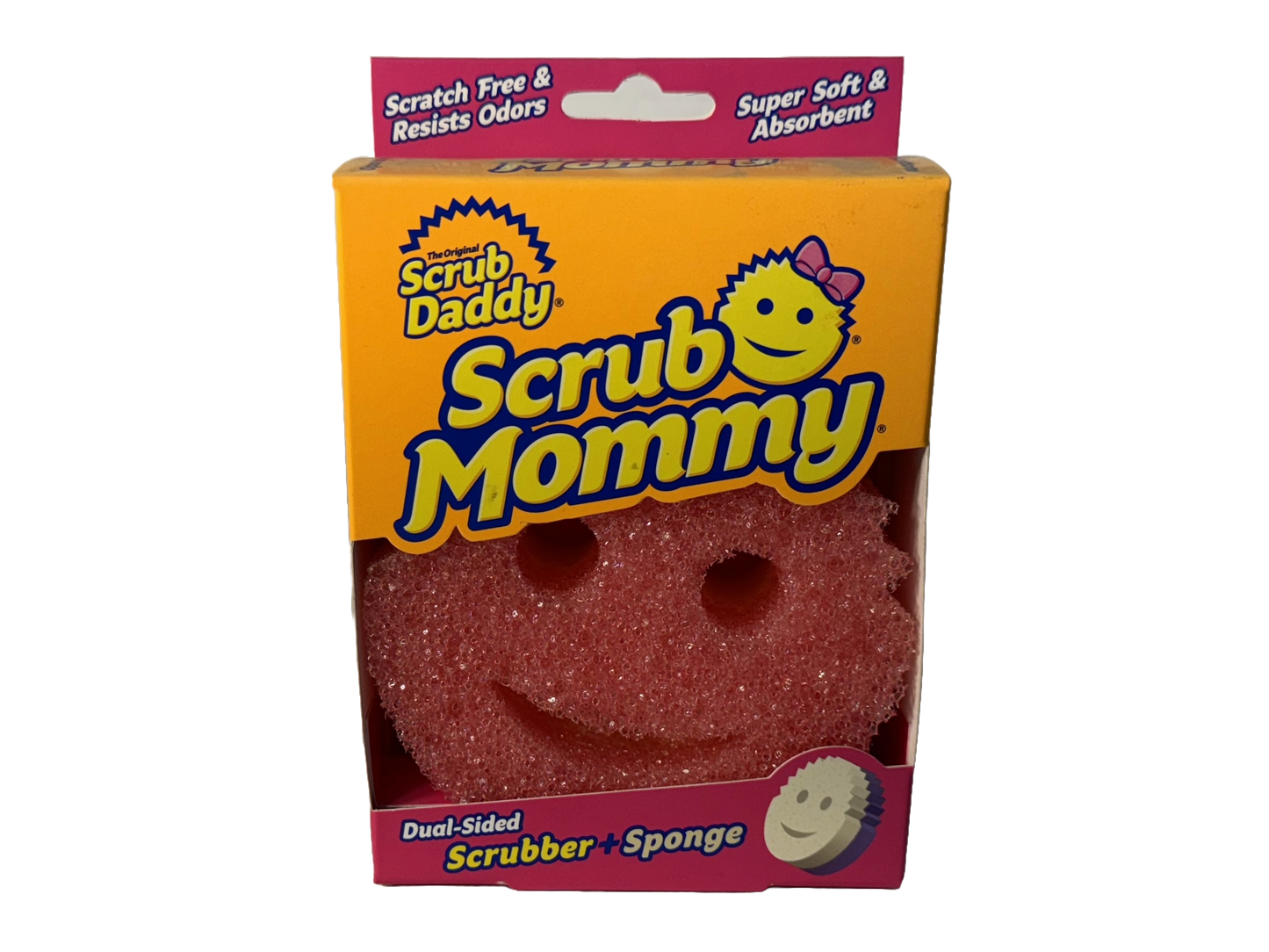 Scrub Mommy Dual-Sided Scrubber + Sponge, single