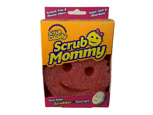 Scrub Mommy Dual-Sided Scrubber + Sponge, single