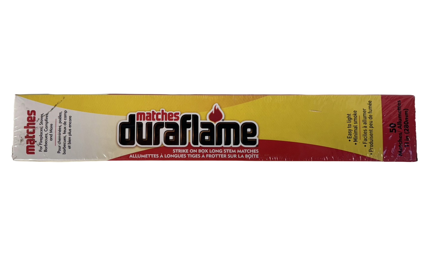 Duraflame Strike On Box Long Stem Matches, 50 count