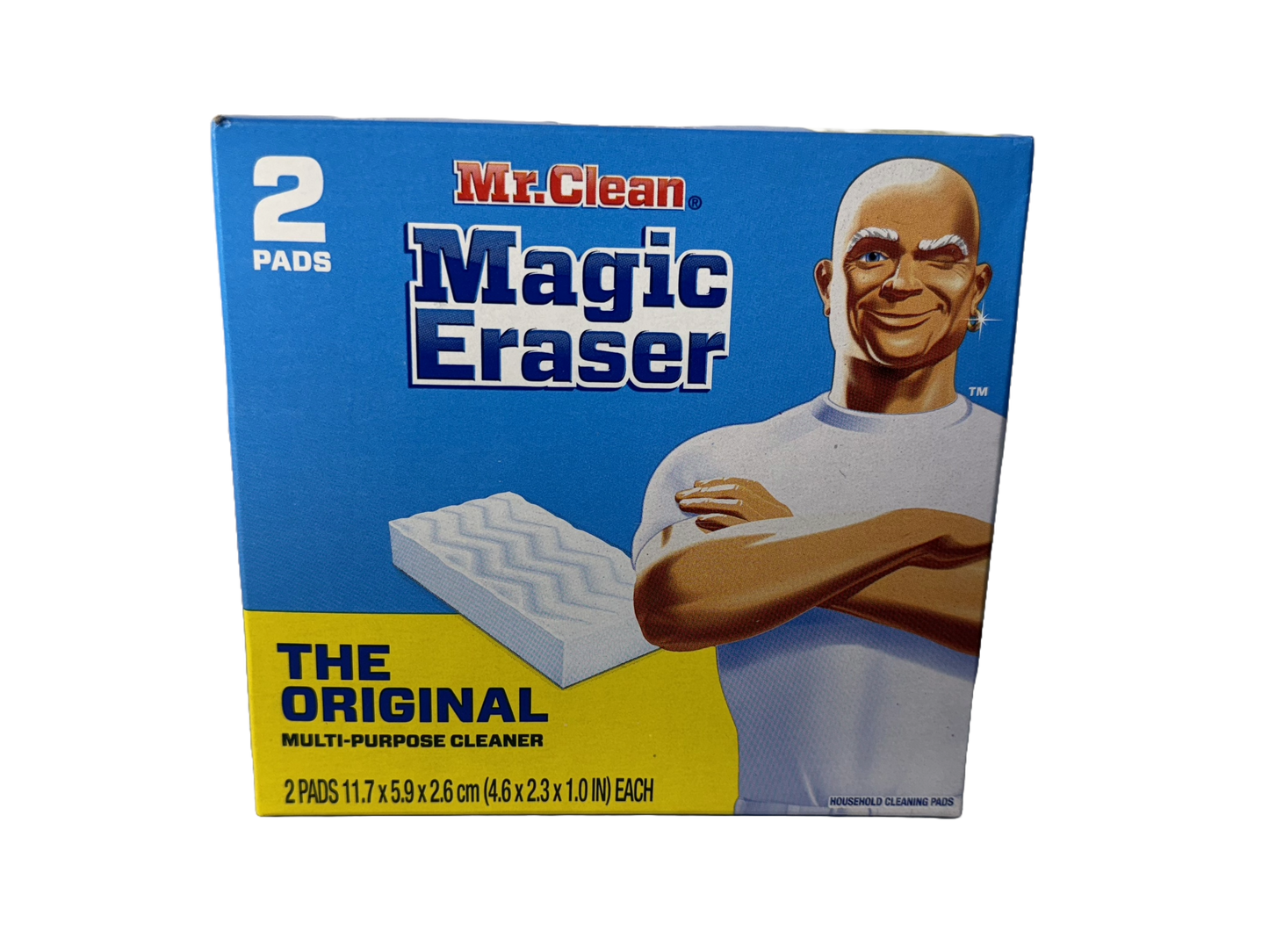 Mr. Clean Original Magic Eraser With Durafoam, 2 sponges