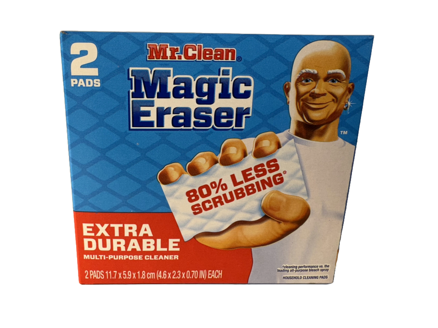 Mr. Clean Extra Durable Magic Eraser, 2 sponges