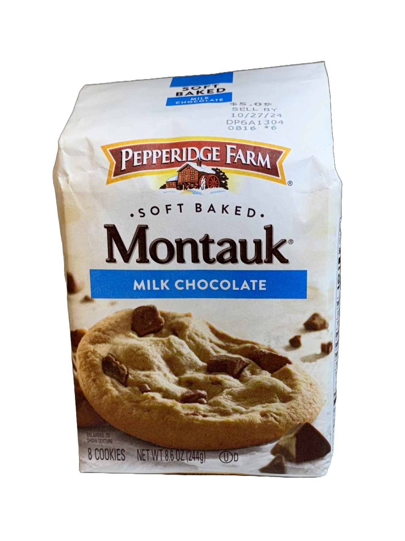 Pepperidge Farm Montauk Soft Baked Chocolate Chunk Cookies, 8 cookies