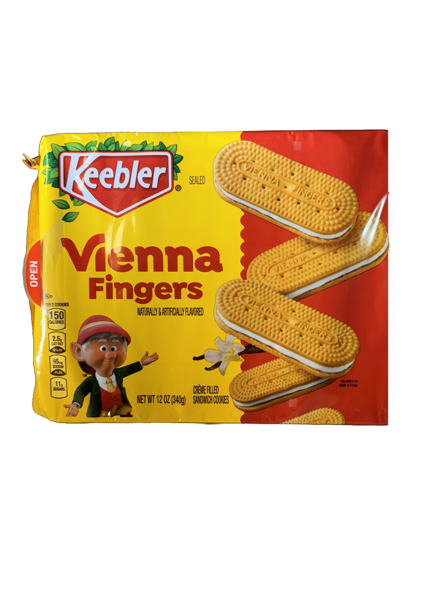 Keebler Vienna Fingers Vanilla Fudge Cookies, 12 oz