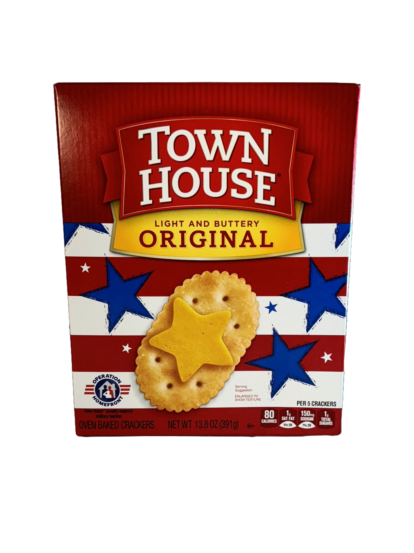 Town House Original Oven Baked Crackers, 13.8 oz