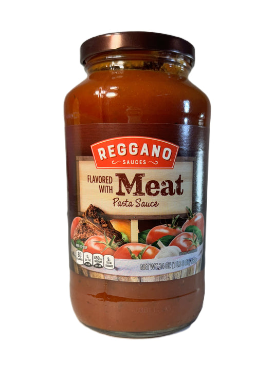 Reggano Meat Pasta Sauce, 24 oz