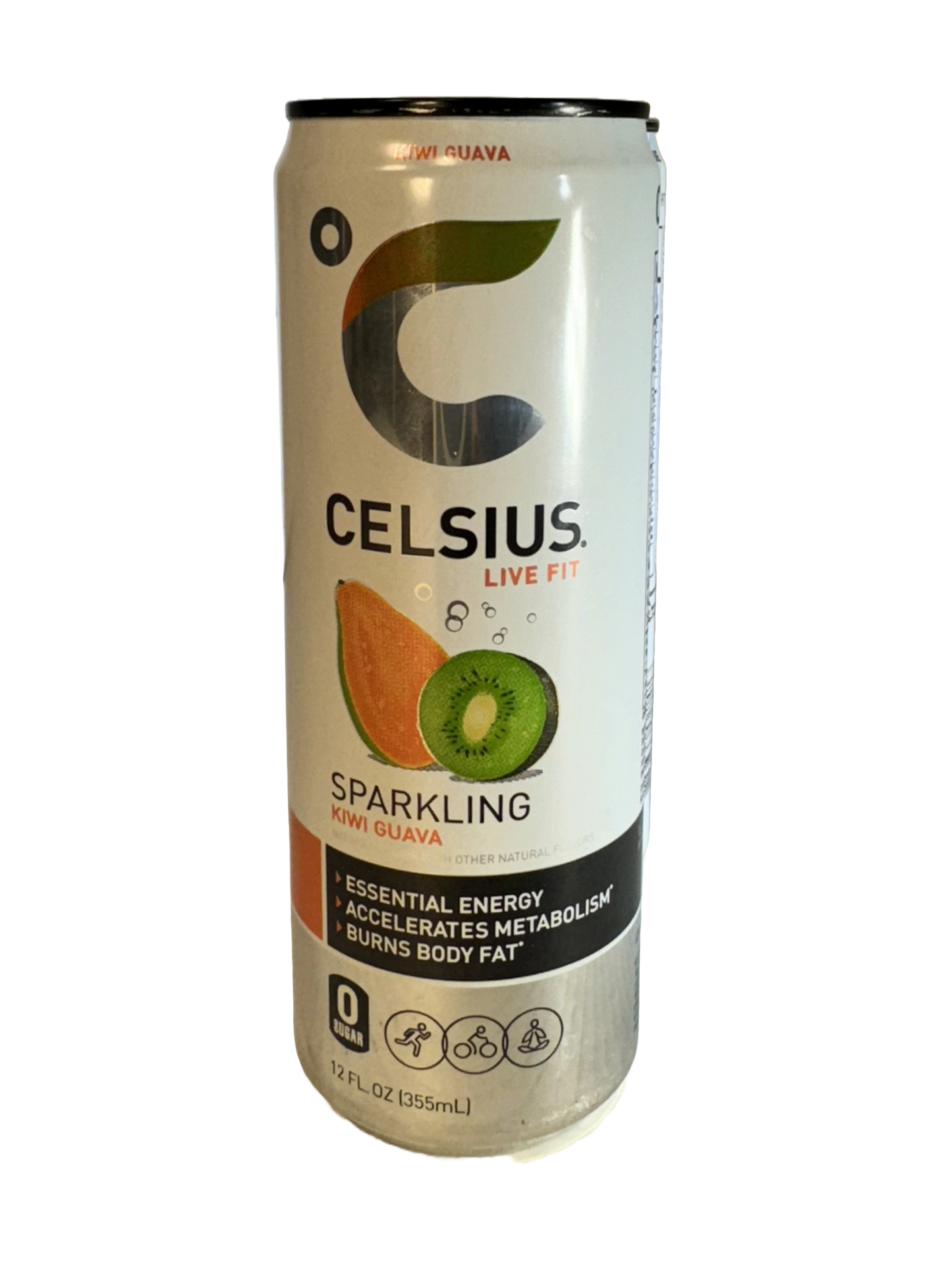 Celsius Kiwi Guava Sparkling Drink, 12 fl oz