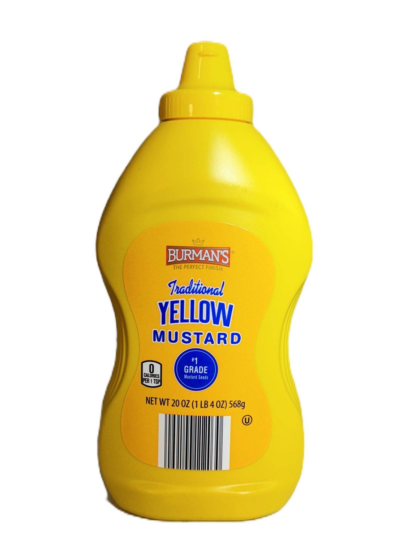 Burman's Yellow Mustard, 20 oz