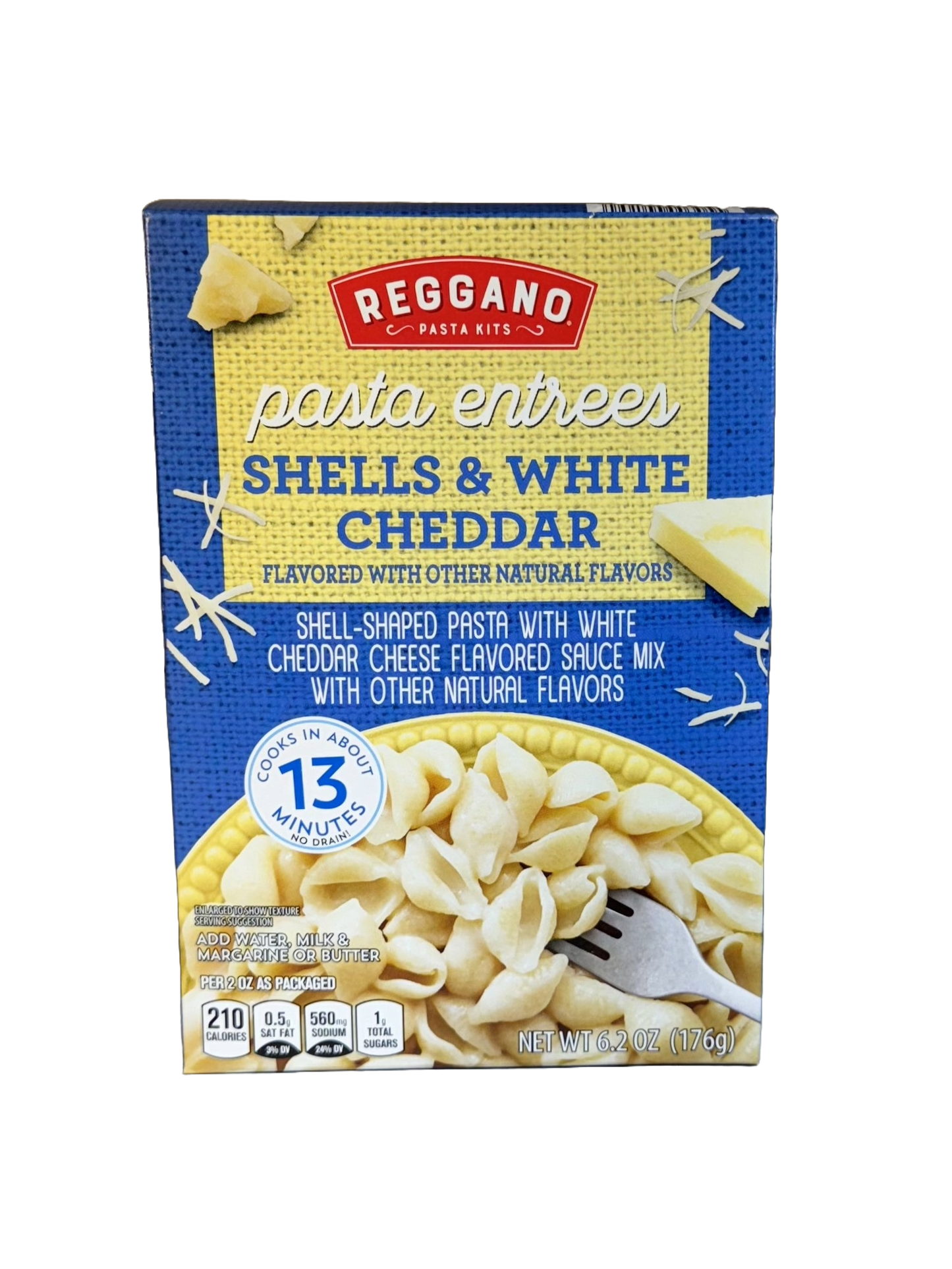 Reggano Shells And White Cheddar, 6.2 oz