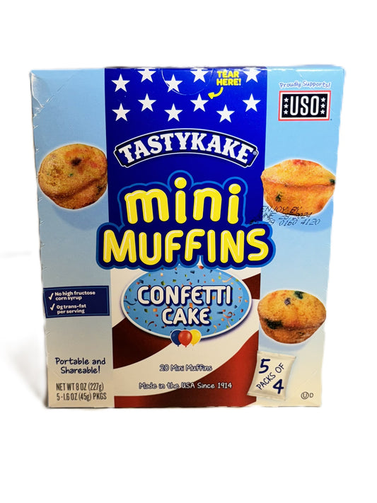 Tastykake Confetti Cake Mini Muffins, 8 oz