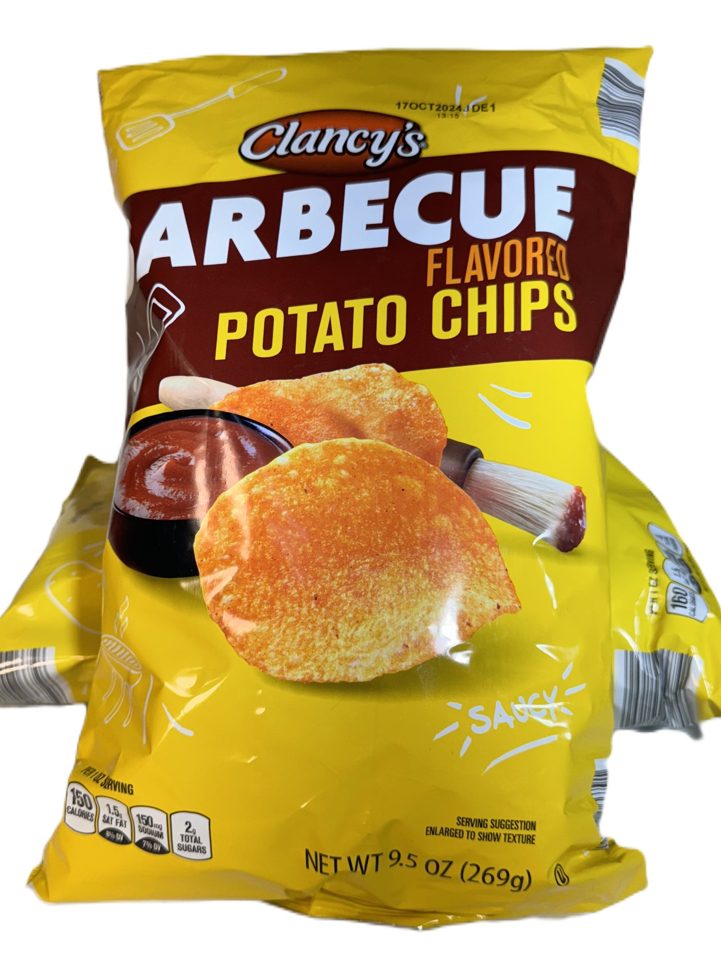 Clancy's Barbeque Potato Chips, 9.5 oz