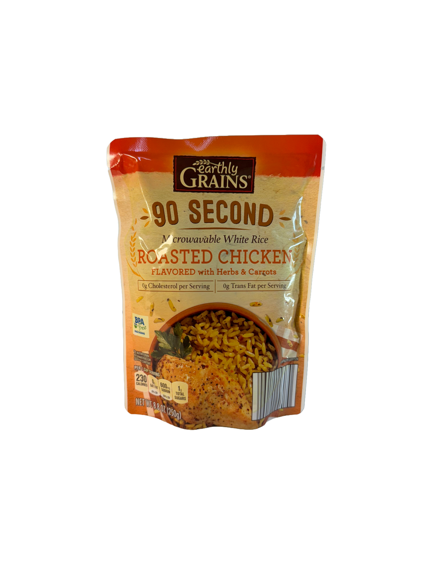 Earthly Grains 90 Second Chicken Flavored Rice, 8.8 oz