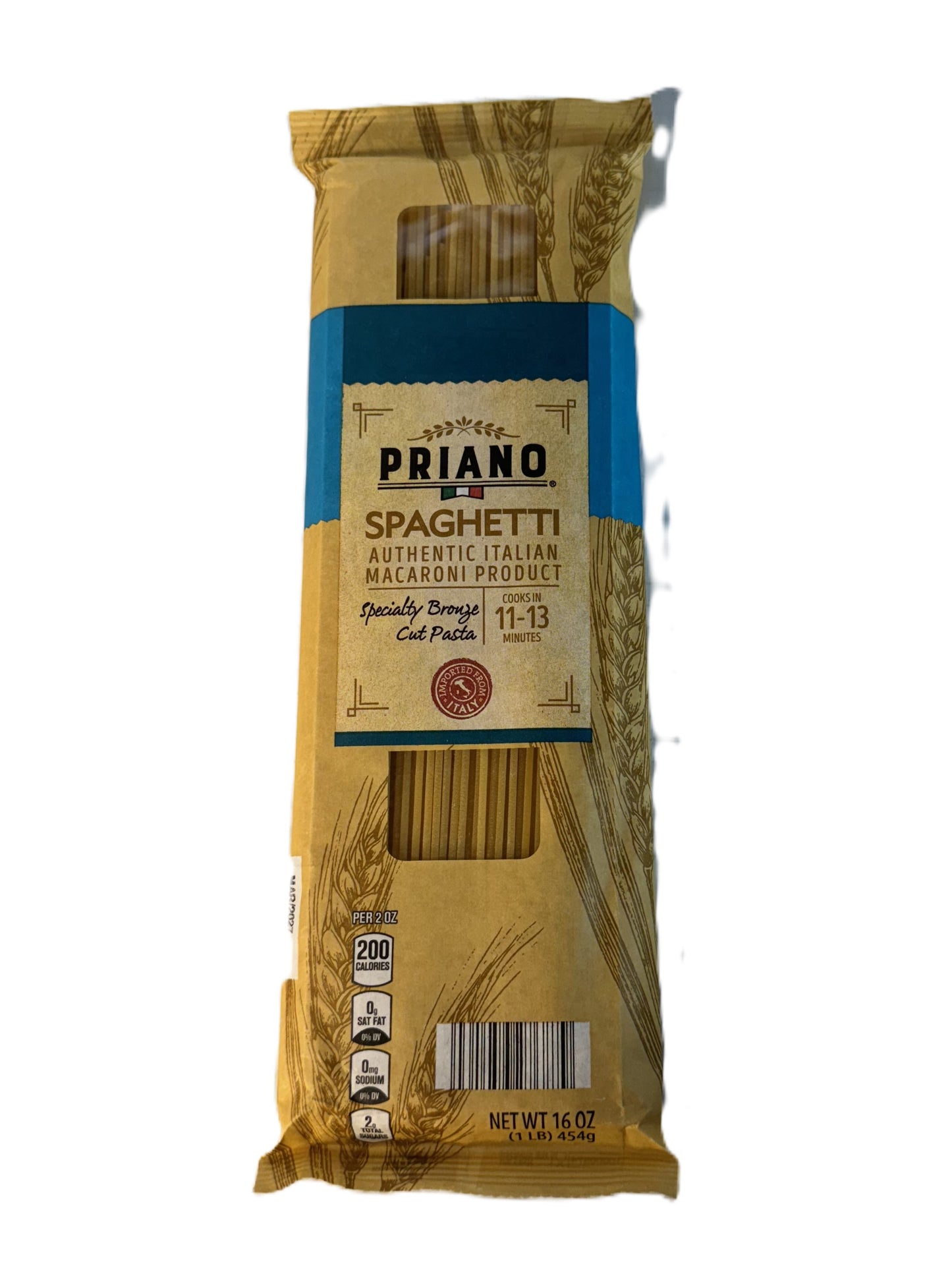 Priano Bronze Cut Spaghetti, 16 oz