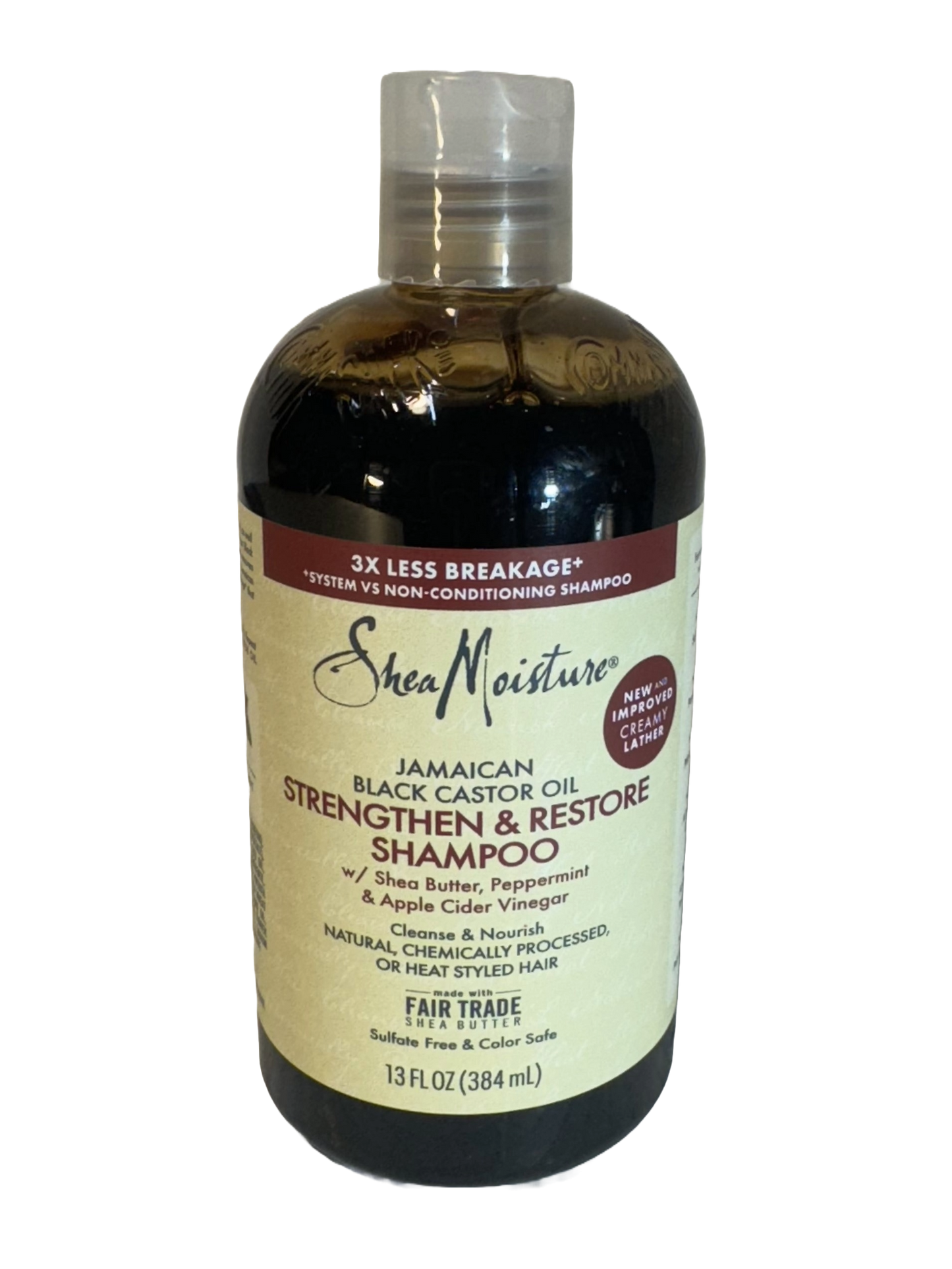 Shea Moisture Jamaican Black Caster Oil Shampoo, 13 fl oz