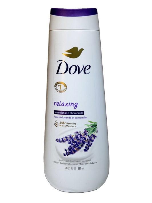 Dove Relaxing Body Wash Lavender oil & Chamomile, 20 fl oz