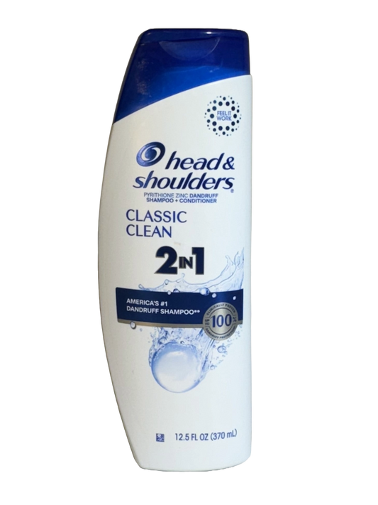 Head & Shoulders Classic Clean 2 in 1 shampoo + Conditioner, 12.5 fl oz