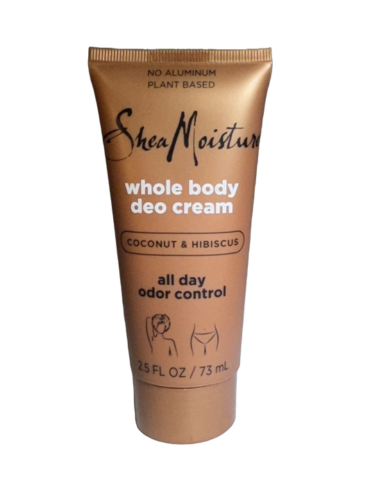 Shea Moisture Plant Based Women's Deodorant Cream Coconut & Hibiscus, 2.5 oz