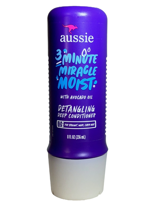 Aussie 3 Minute Miracle Moist Detangling Conditioner, 8 fl oz