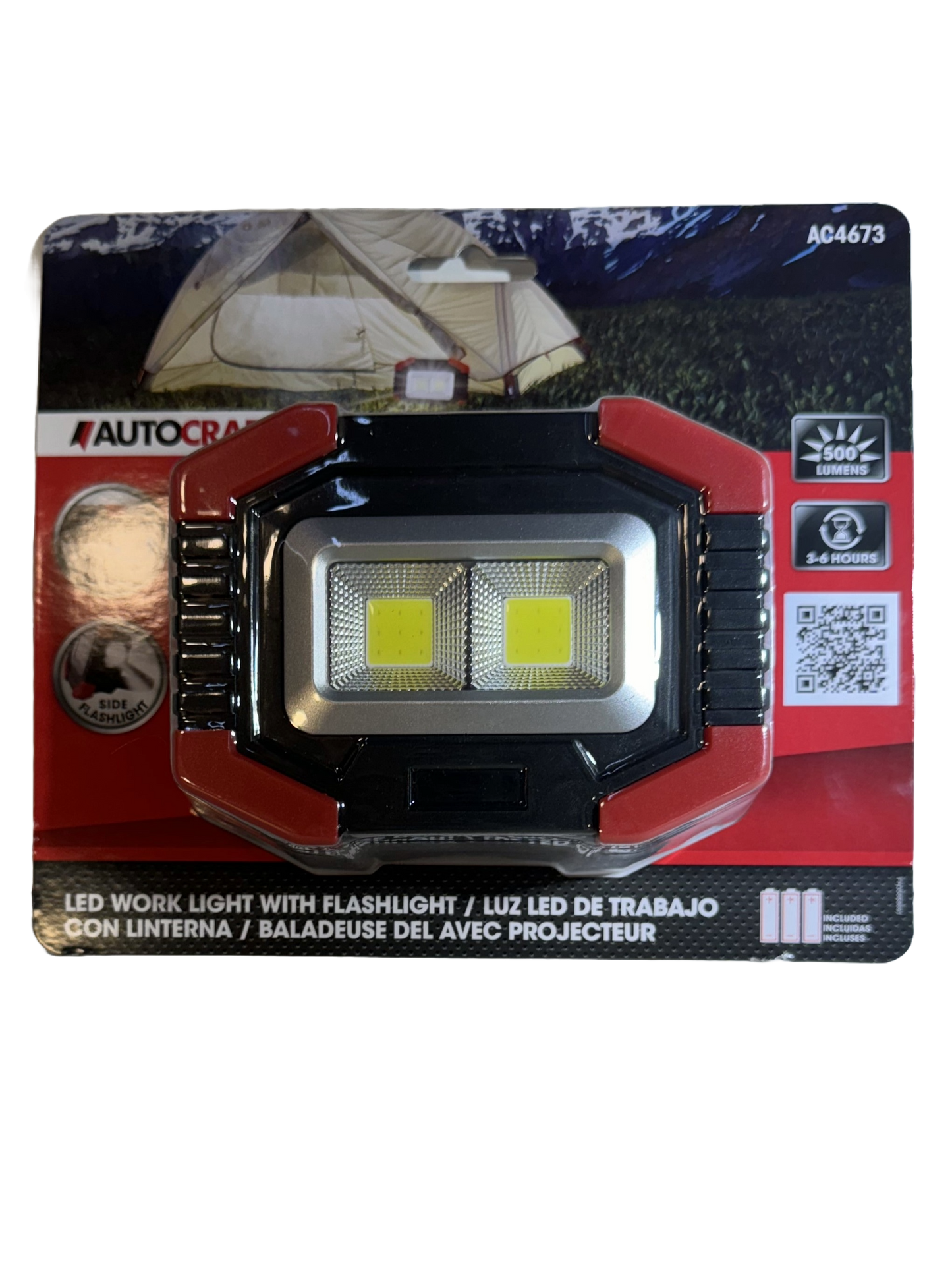 AutoCraft 500 Lumens COB Work light