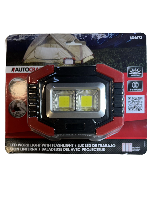 AutoCraft 500 Lumens COB Work light